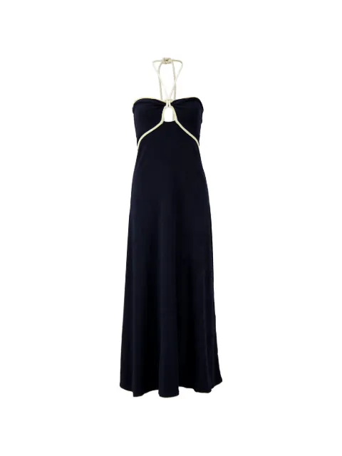Johanna Ortiz Gleymoon halterneck maxi dress