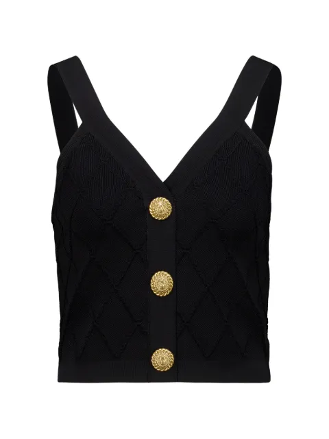 Balmain Top trapuntato