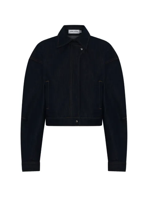 Anna Quan Fontana contrast-stitch denim jacket