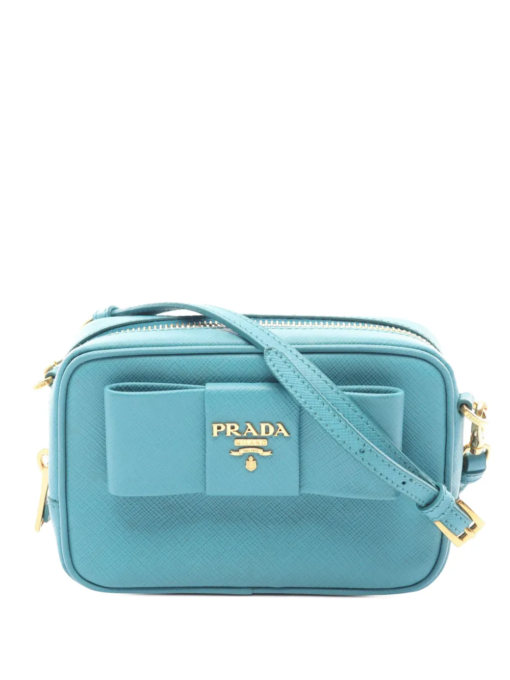 Prada Pre-Owned Borsa a tracolla Fiocco Bow 2010-2026 - Verde