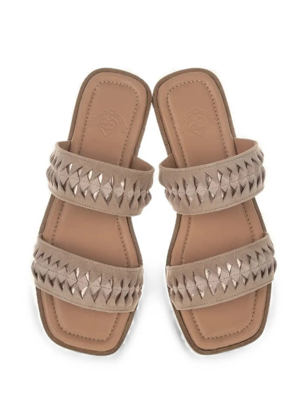 Marietta Chrousala Amaryllis geweven sandalen Beige