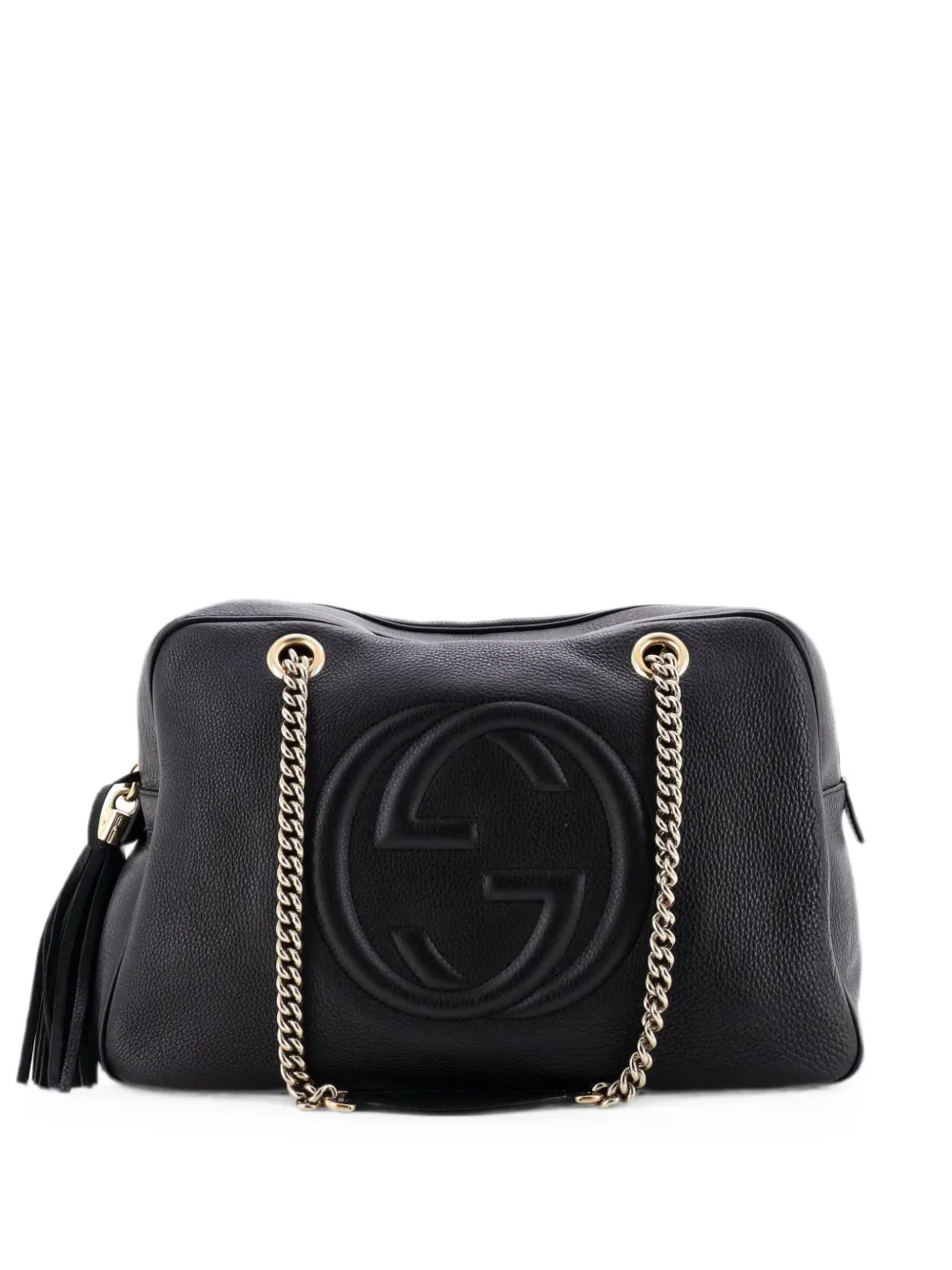 Gucci Pre-Owned Borsa a spalla Soho Chain con zip - Nero