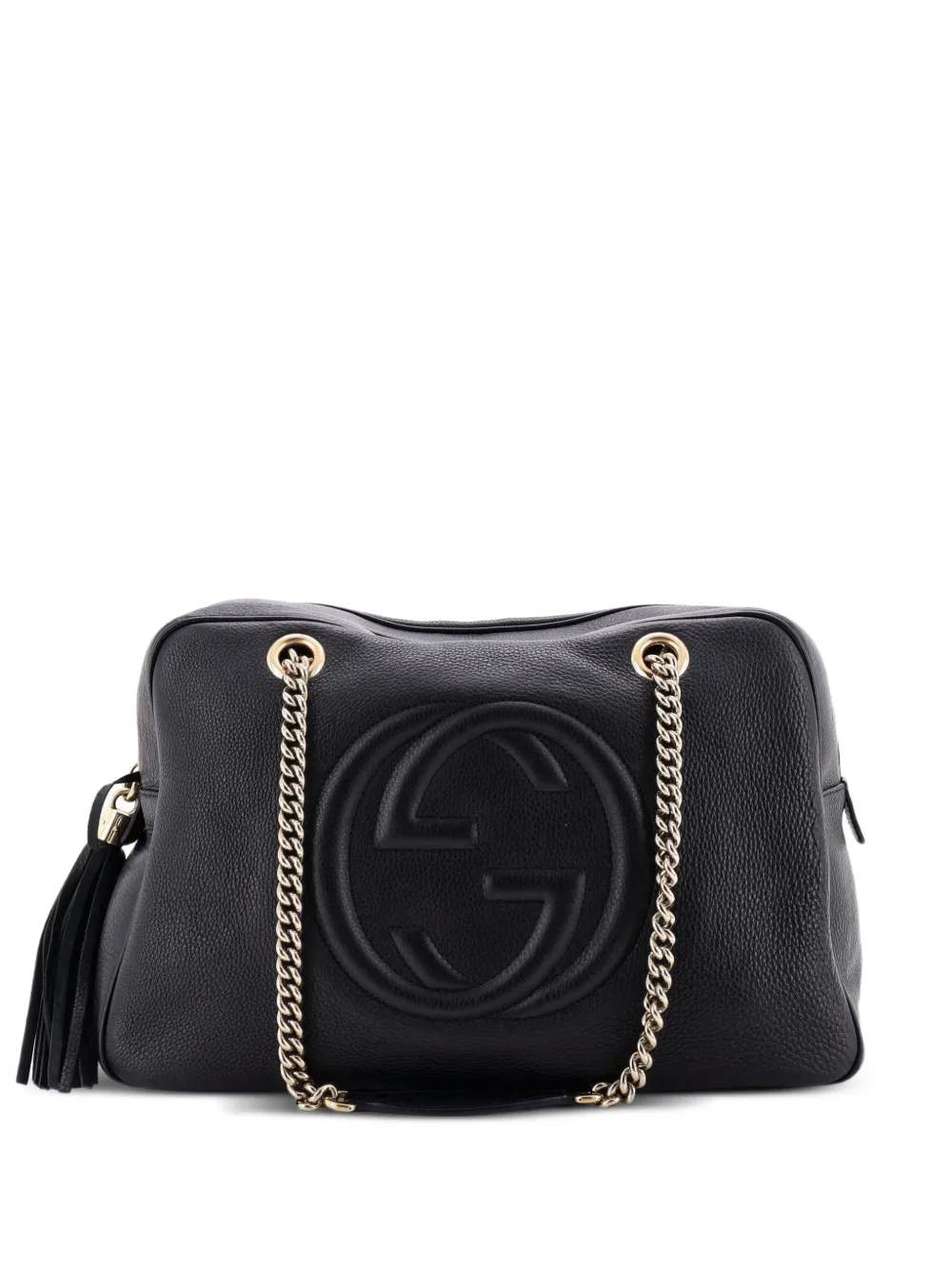 Gucci Pre-Owned Borsa a spalla Soho Chain con zip - Nero