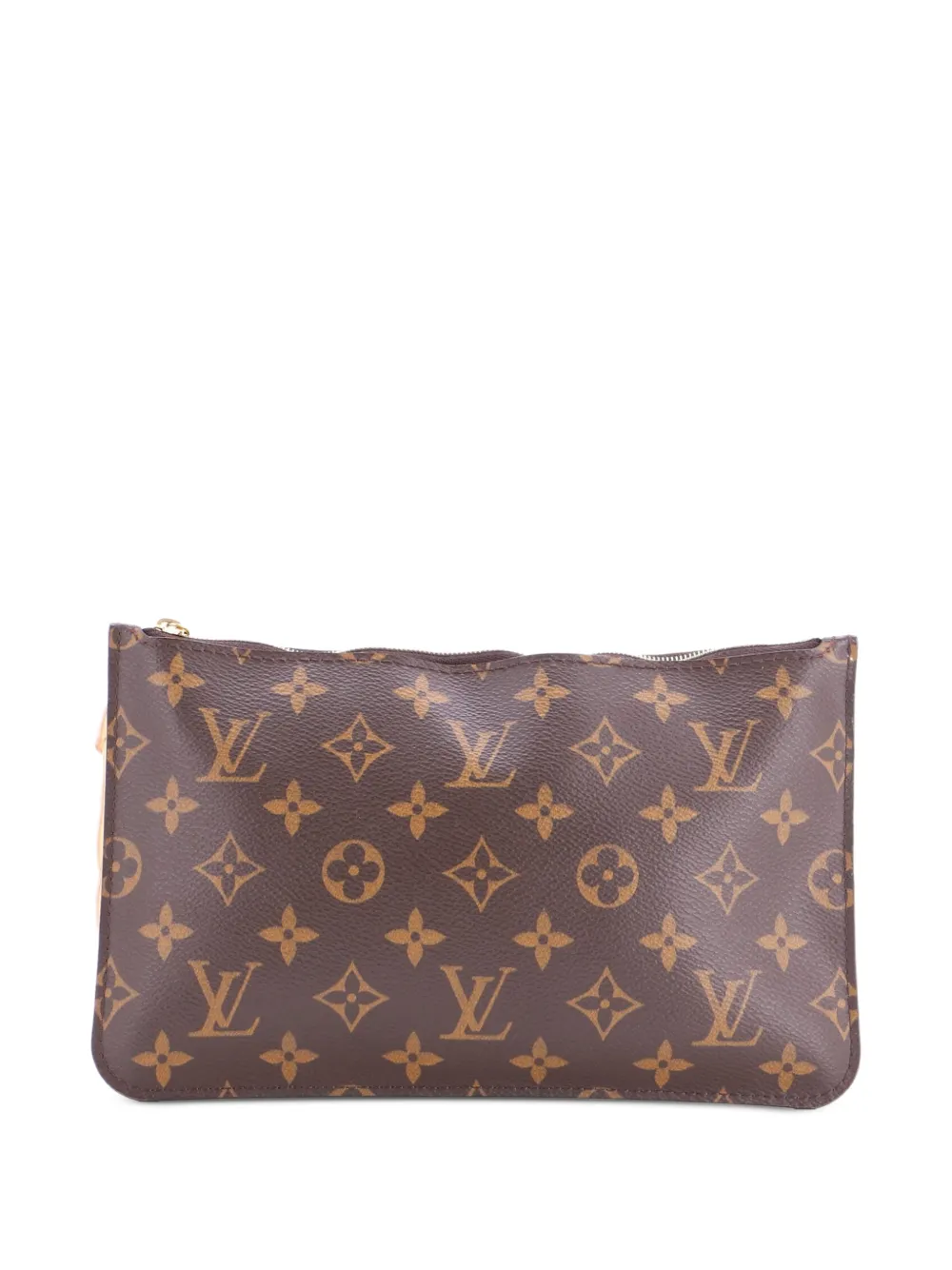 Louis Vuitton Pre-Owned Pouch Neverfull Pochette grande in tela con monogramma - Marrone