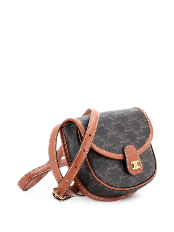 Celine Pre-Owned ブザス フラップ トリオンフ コーテッドキャンバス