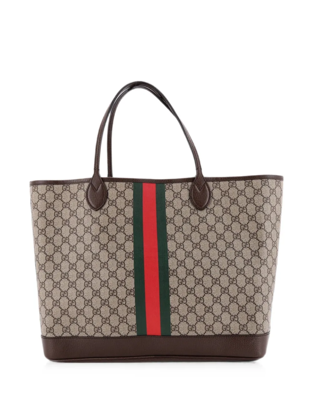 Gucci Pre-Owned Ophidia Open Shopping GG Coated Canvas Large tote bag - Brown