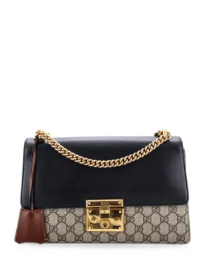 Gucci Pre-Owned パドロック サドル GGコーテッドキャンバス＆レザー 