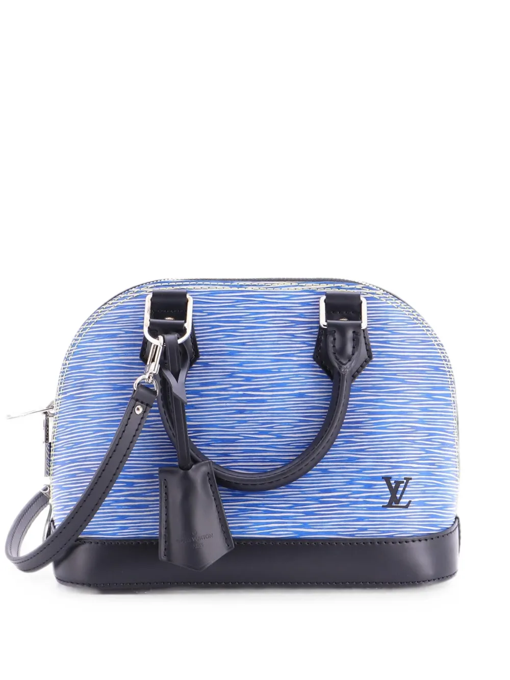 Louis Vuitton Pre-Owned Borsa a mano Alma BB in pelle Épi con tracolla - Blu