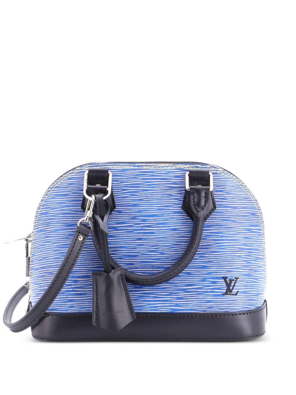 Louis Vuitton Pre-Owned Borsa a mano Alma BB in pelle Épi con tracolla - Blu