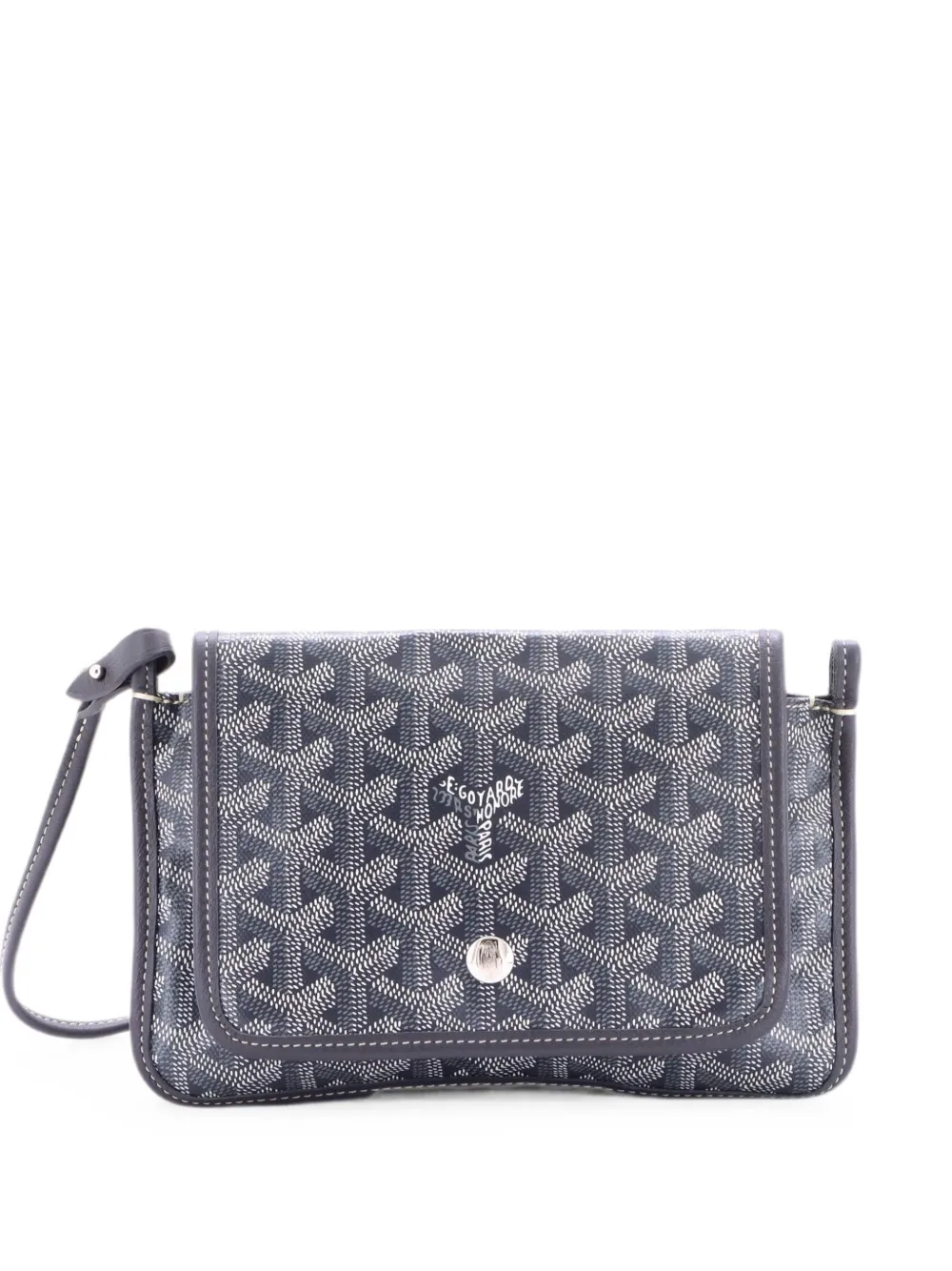 Goyard Pre-Owned Plumet Portemonnaie mit Kettenriemen - Grau