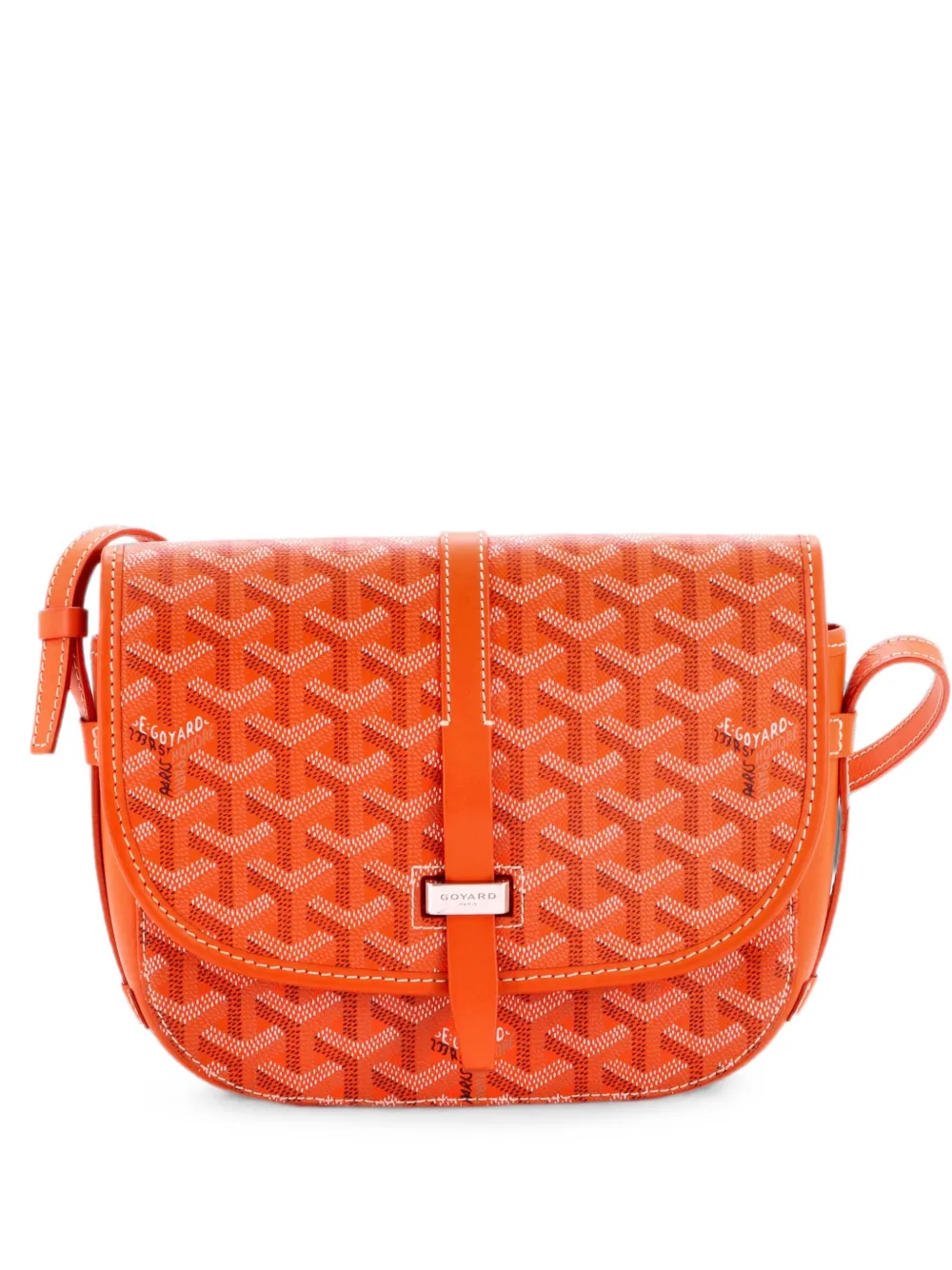 Goyard Pre-Owned Borsa a tracolla Belvedere II PM in tela cerata - Marrone