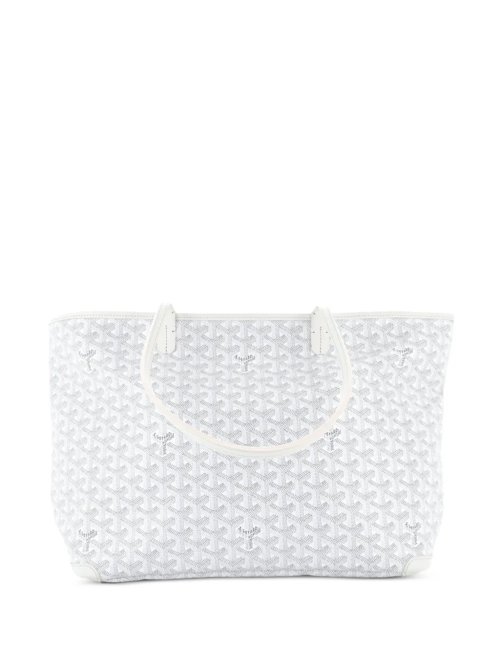 Goyard Pre-Owned Borsa a spalla Artois MM in tela cerata - Bianco