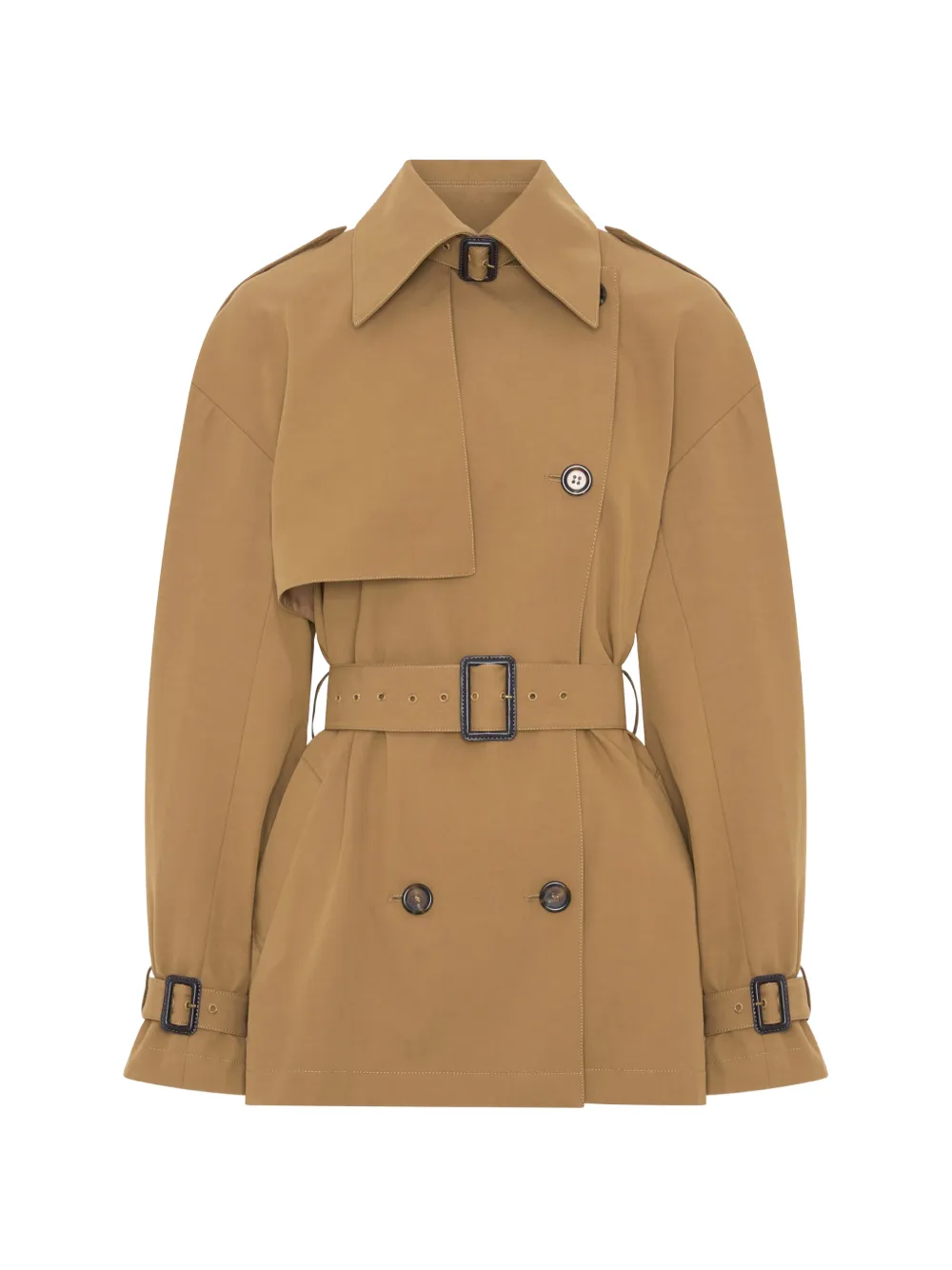 Anna Quan Farren double-breasted trench coat - Nude