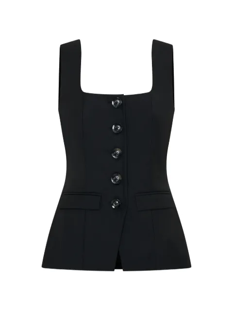 Anna Quan Marisol button-up sleeveless top