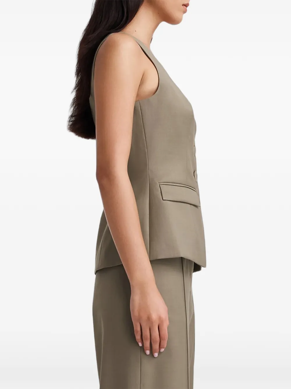 Anna Quan Marisol button-up top Bruin