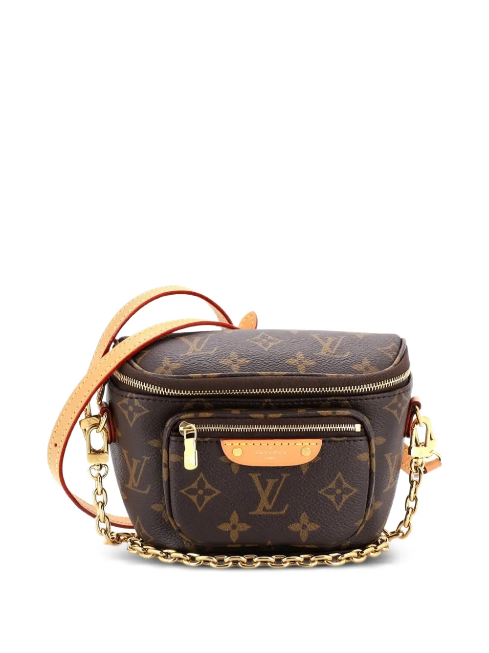 Louis Vuitton Pre-Owned Marsupio Bum Bag mini in tela con monogramma - Marrone