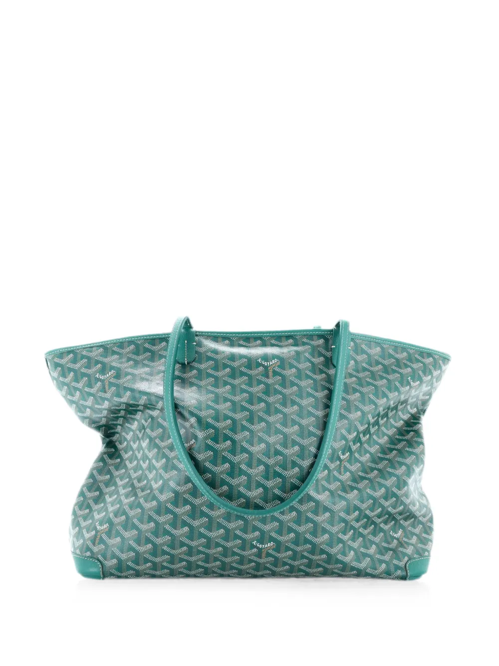 Goyard Pre-Owned Borsa a spalla Artois MM in tela cerata - Verde