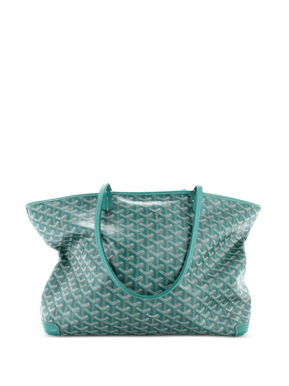 Goyard Pre-Owned Borsa a spalla Artois MM in tela cerata - Verde
