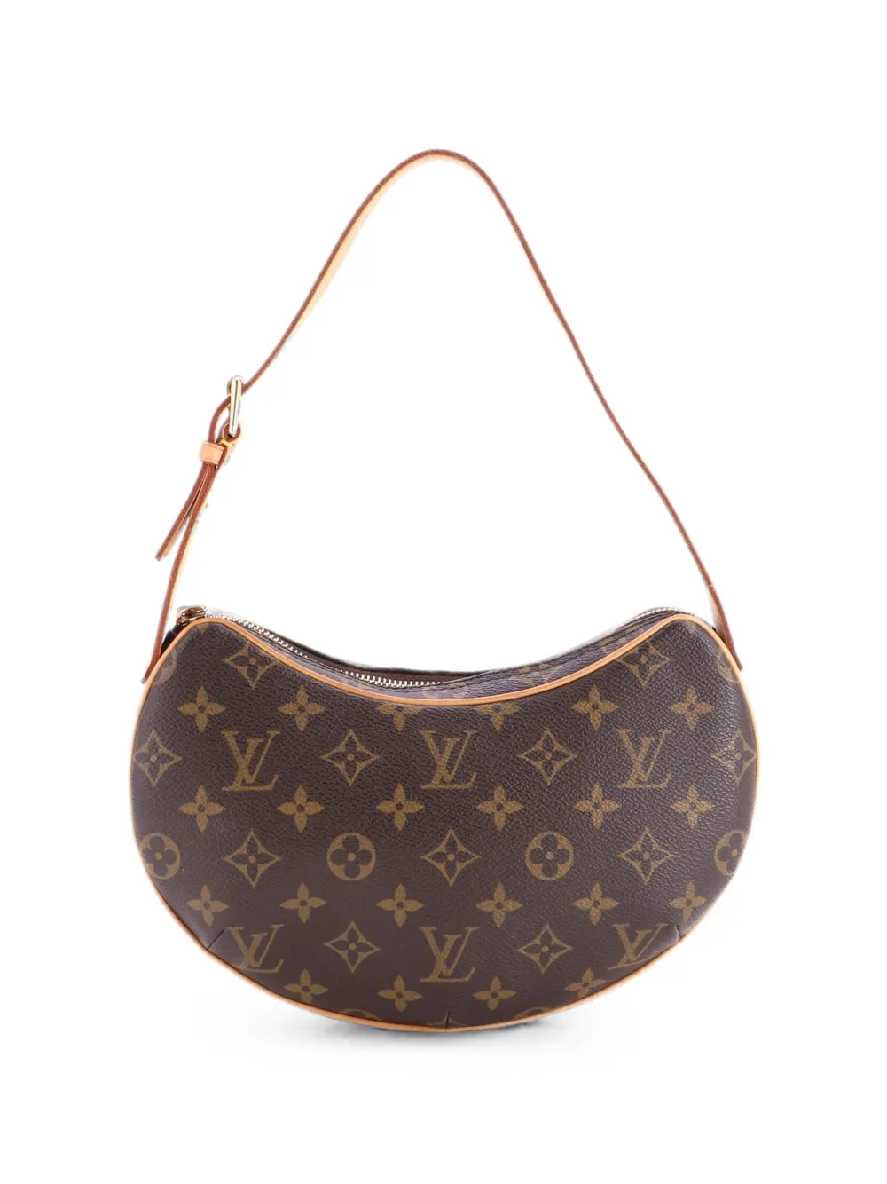 Louis Vuitton Pre-Owned Croissant Handbag Monogram Canvas PM hobo bag - Brown
