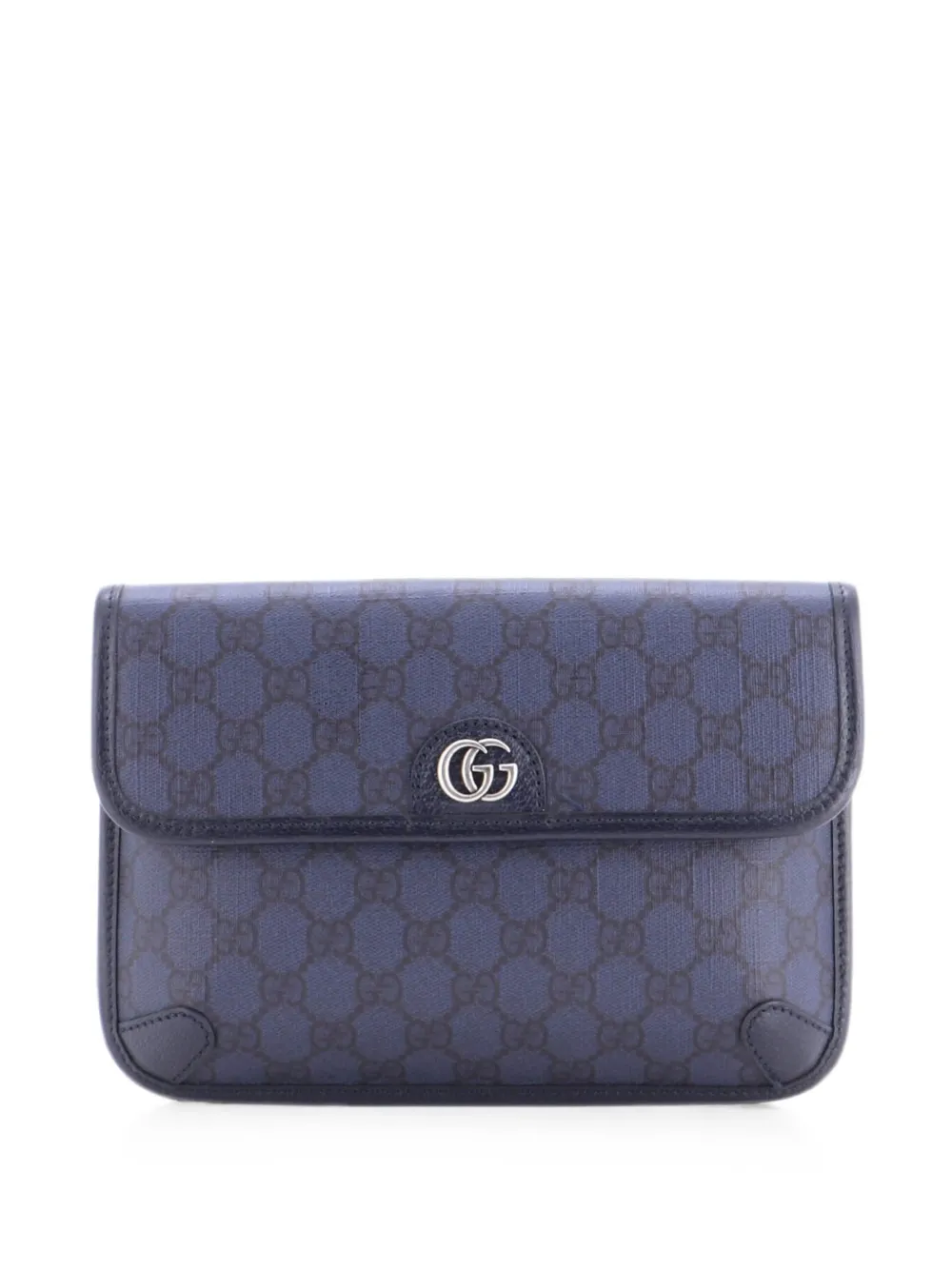 Gucci Pre-Owned Marsupio Ophidia GG in tela cerata e pelle - Blu