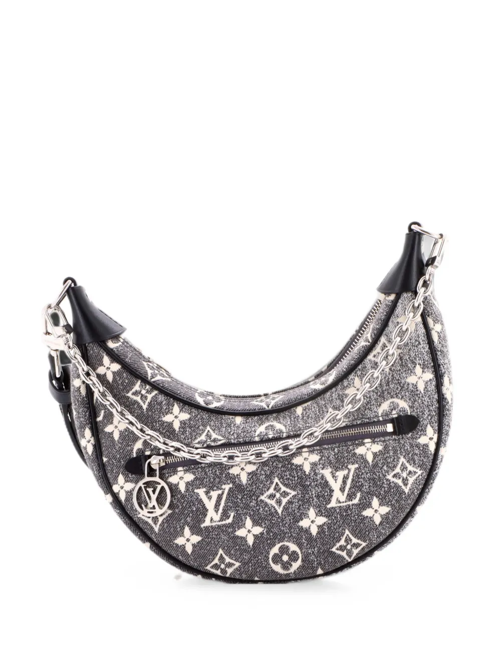 Louis Vuitton Pre-Owned Borsa passepartout Loop denim con monogramma - Nero