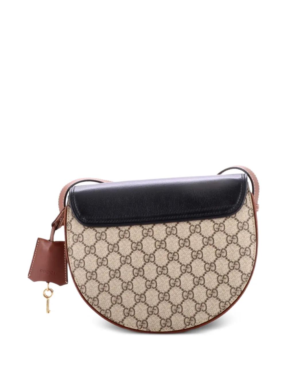 Gucci Pre-Owned パドロック サドル GG コーテッドキャンバス＆レザー 
