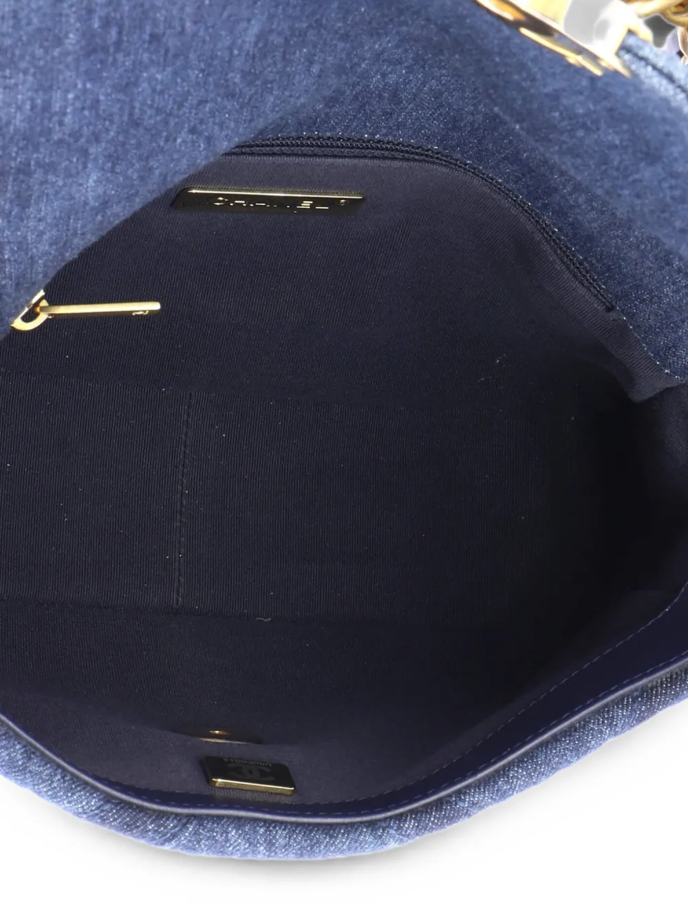 CHANEL Pre-Owned 19 フラップ マトラッセ デニム ミディアム