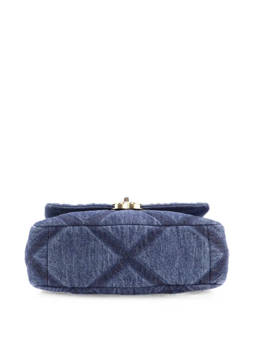 CHANEL Pre-Owned 19 フラップ マトラッセ デニム ミディアム