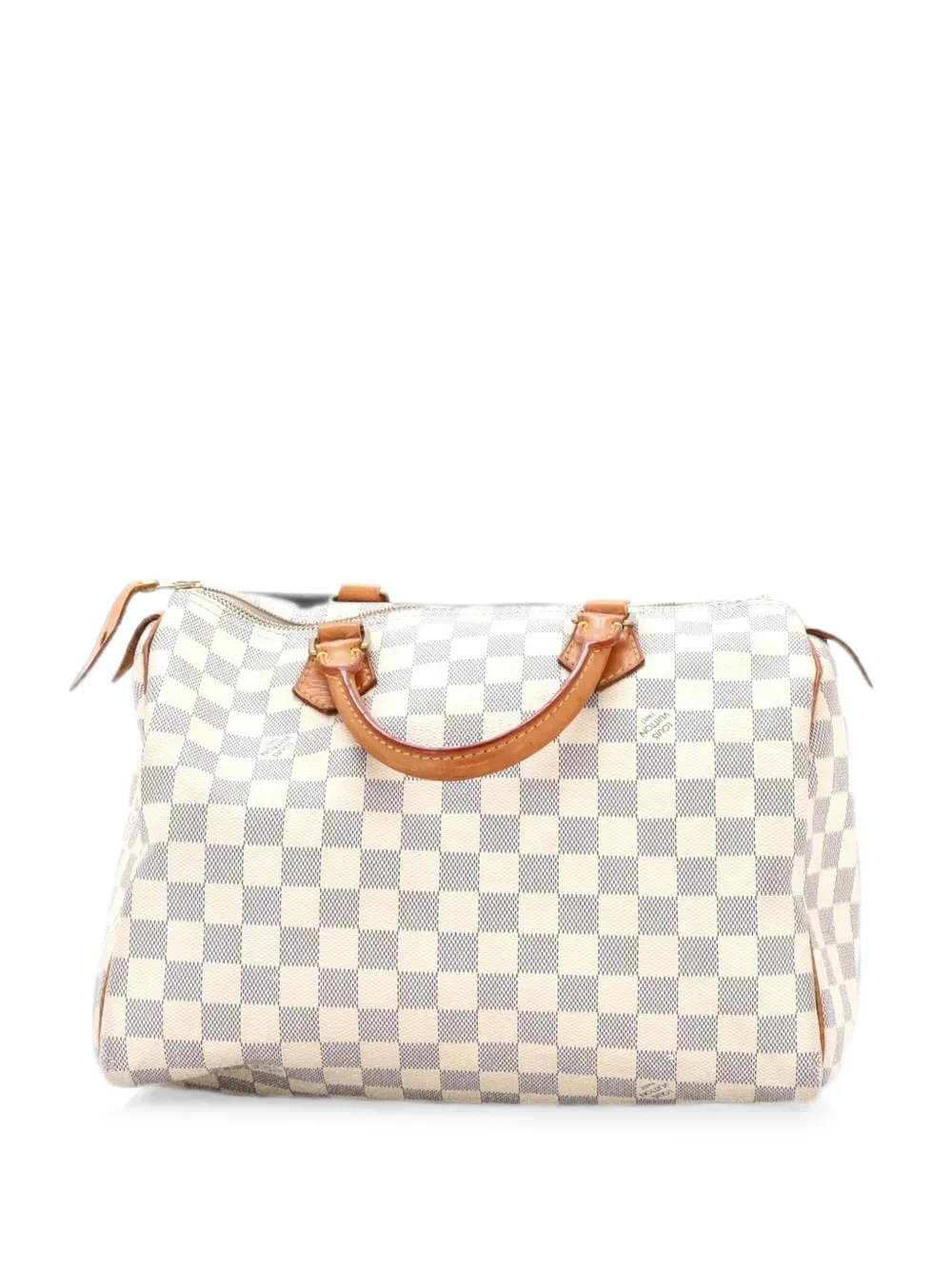 Louis Vuitton Pre-Owned Borsa a mano Speedy Damier 30 con tracolla - Bianco
