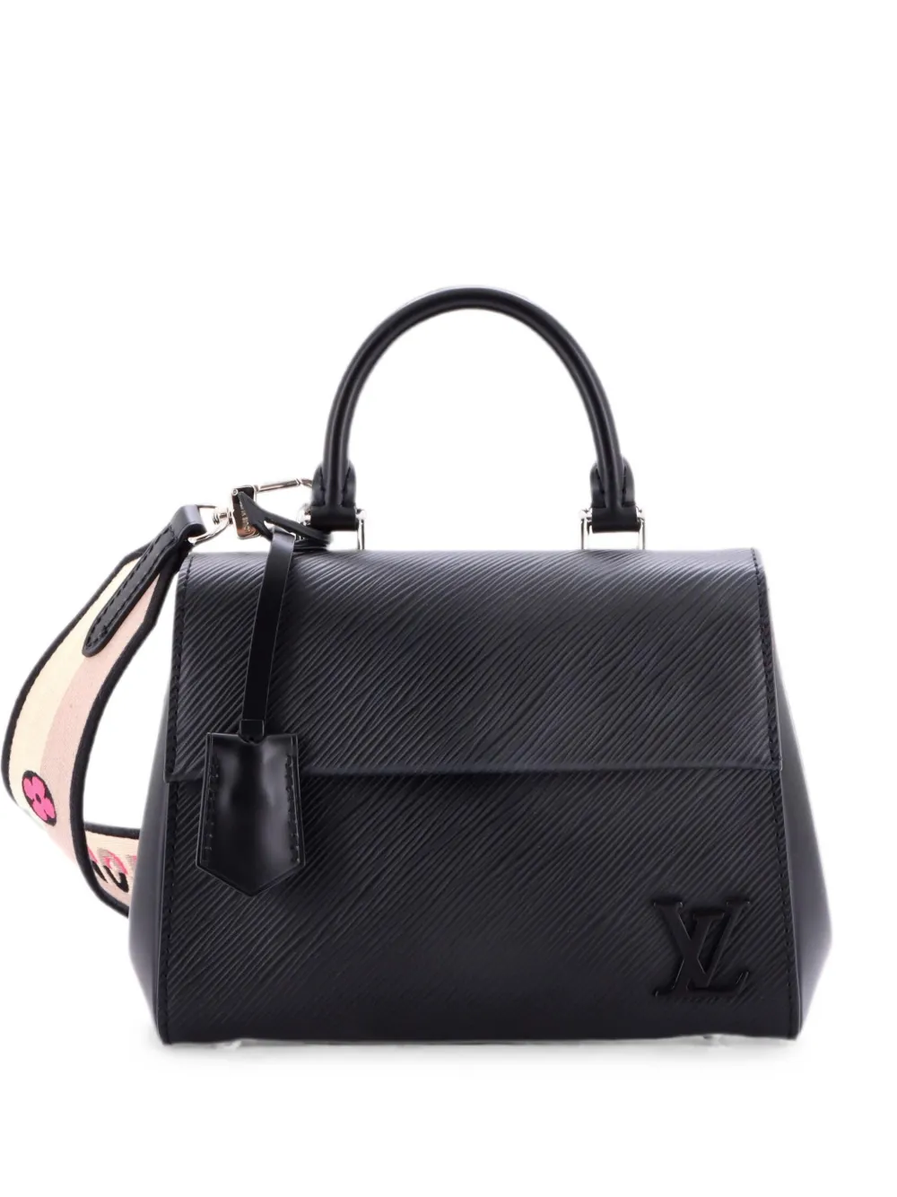 Louis Vuitton Pre-Owned Borsa a mano Cluny mini in pelle Épi con manico - Nero