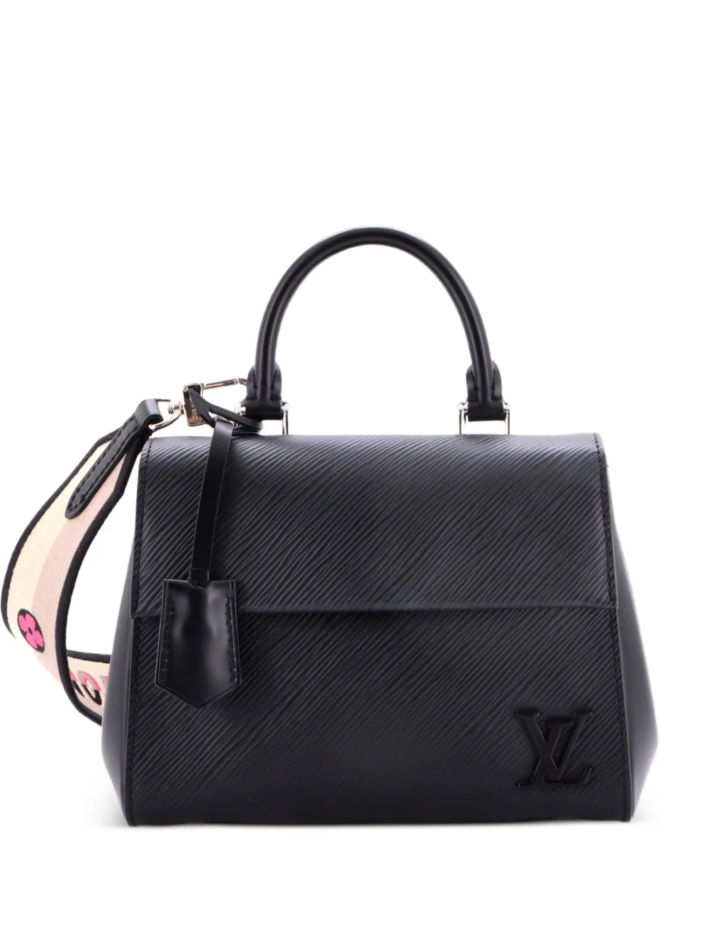 Louis Vuitton Pre-Owned Borsa a mano Cluny mini in pelle Épi con manico - Nero
