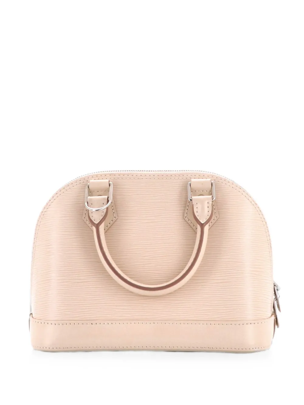 Louis Vuitton Pre-Owned Alma Handbag Epi Leather with Logo Jacquard Strap BB shoulder bag - Neutrals