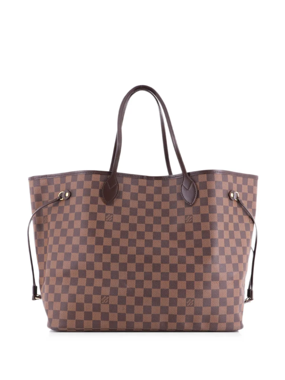 Louis Vuitton Pre-Owned Borsa tote Neverfull GM in tela Damier - Marrone