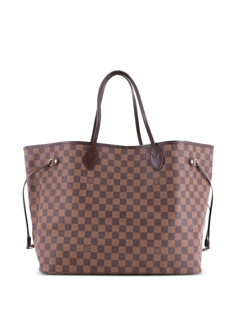 Louis Vuitton Pre-Owned Borsa tote Neverfull GM in tela Damier - Marrone