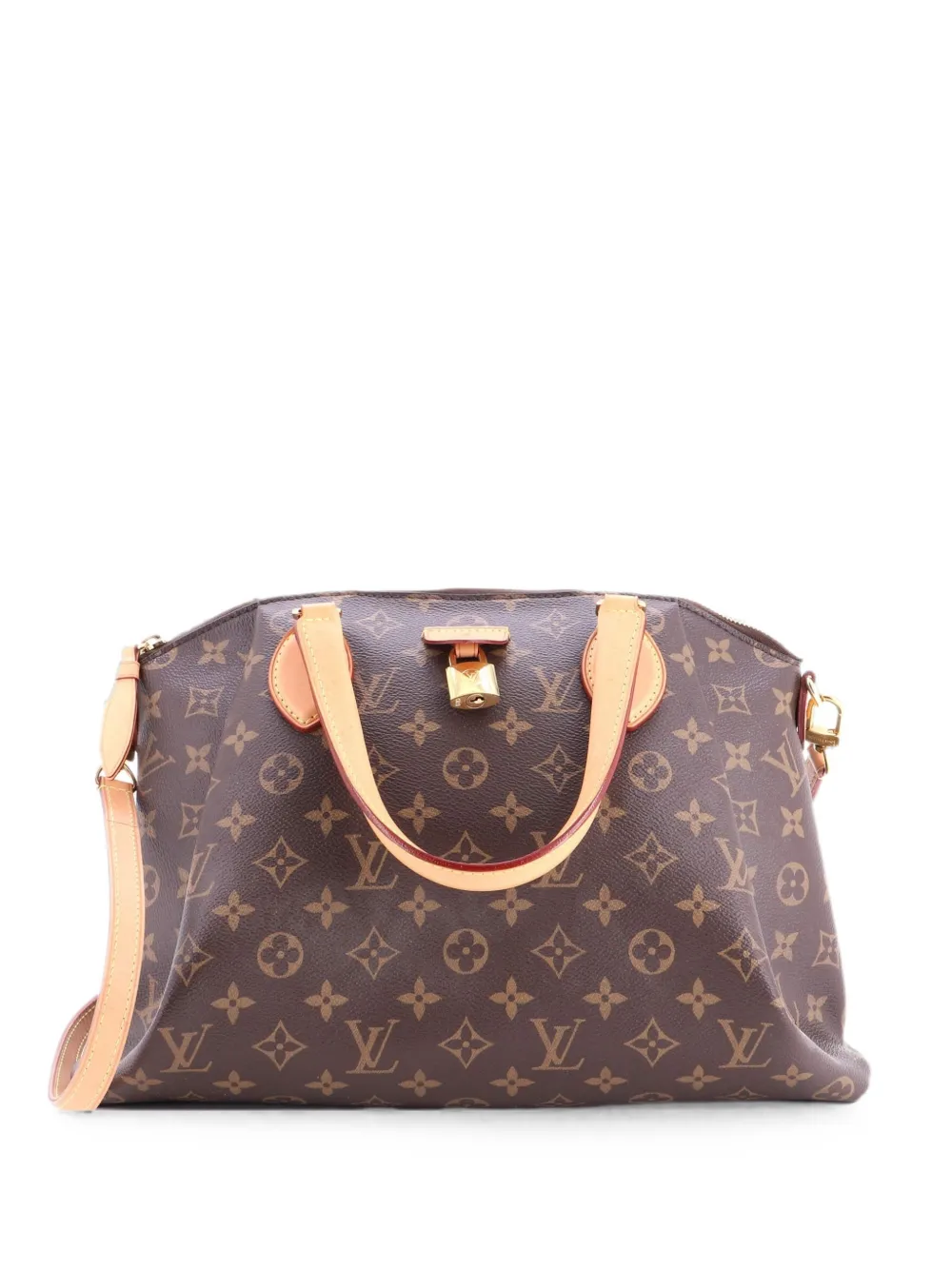 Louis Vuitton Pre-Owned Rivoli Handbag Monogram Canvas MM satchel - Brown