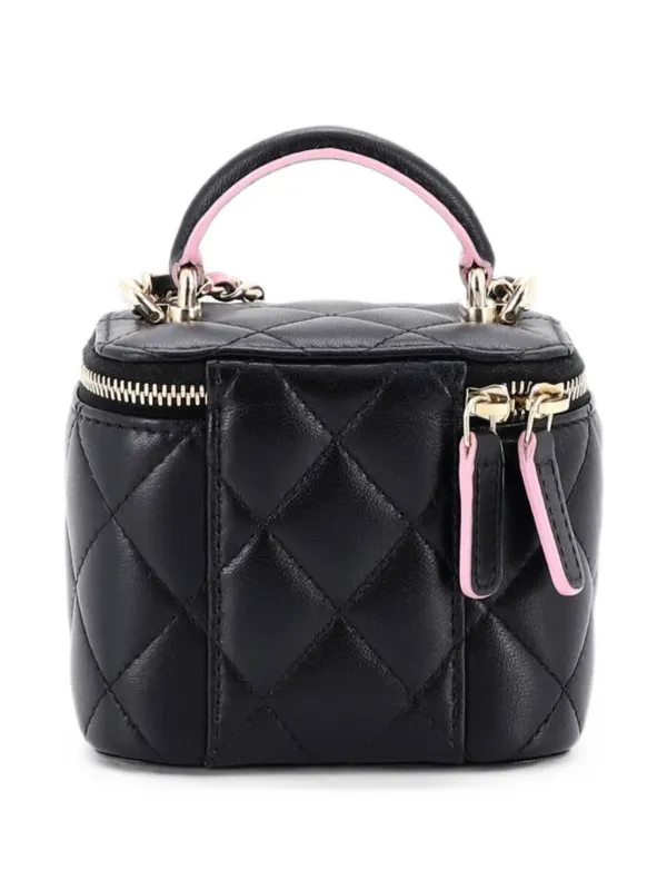 CHANEL Pre-Owned クラシック トップハンドル バニティケース ウィズ 