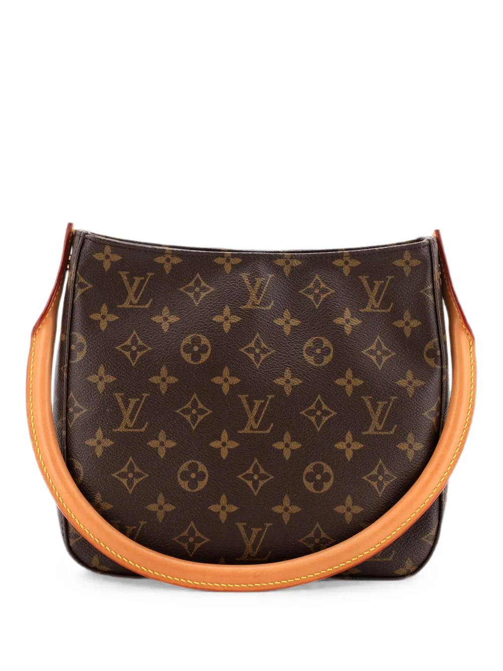 Louis Vuitton Pre-Owned Borsa a mano Looping MM in tela con monogramma - Marrone