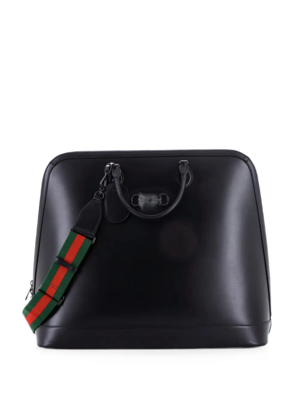 Gucci Pre-Owned Borsa da viaggio Horsebit 1955 grande in pelle - Nero