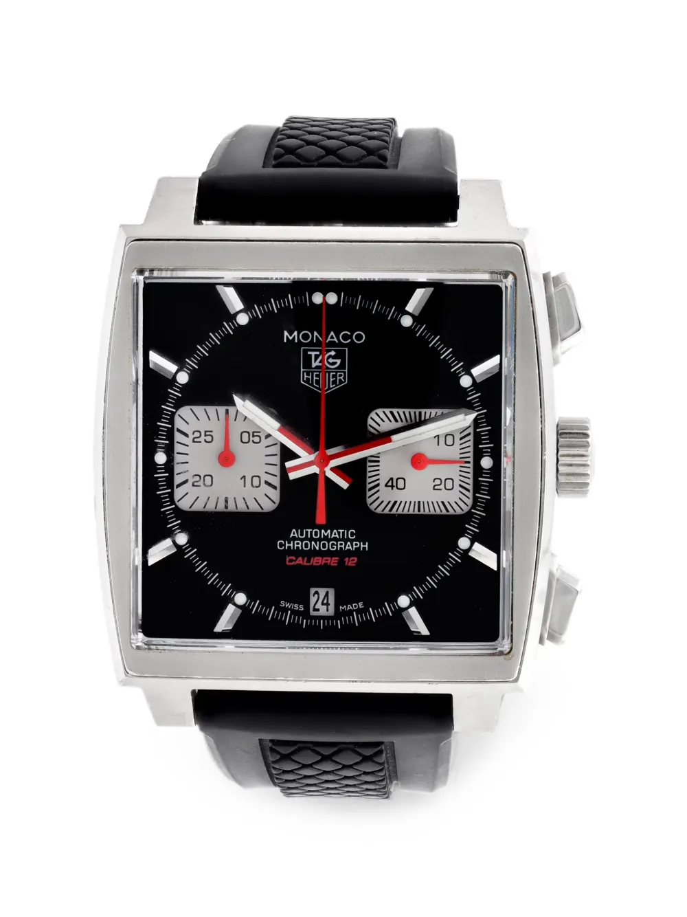 TAG Heuer Pre-Owned Monaco Calibre 12 39mm watch - Schwarz
