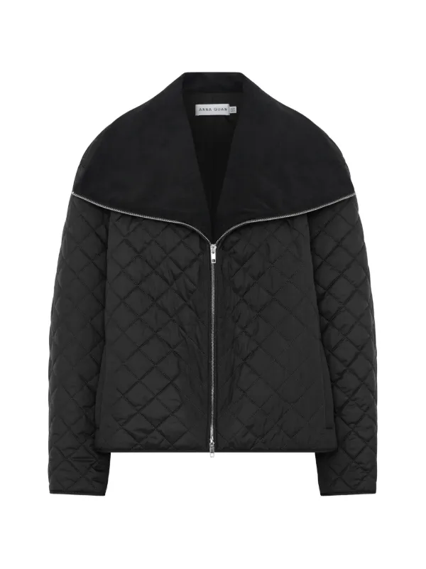 Anna Quan Morandi Quilted Jacket in Black