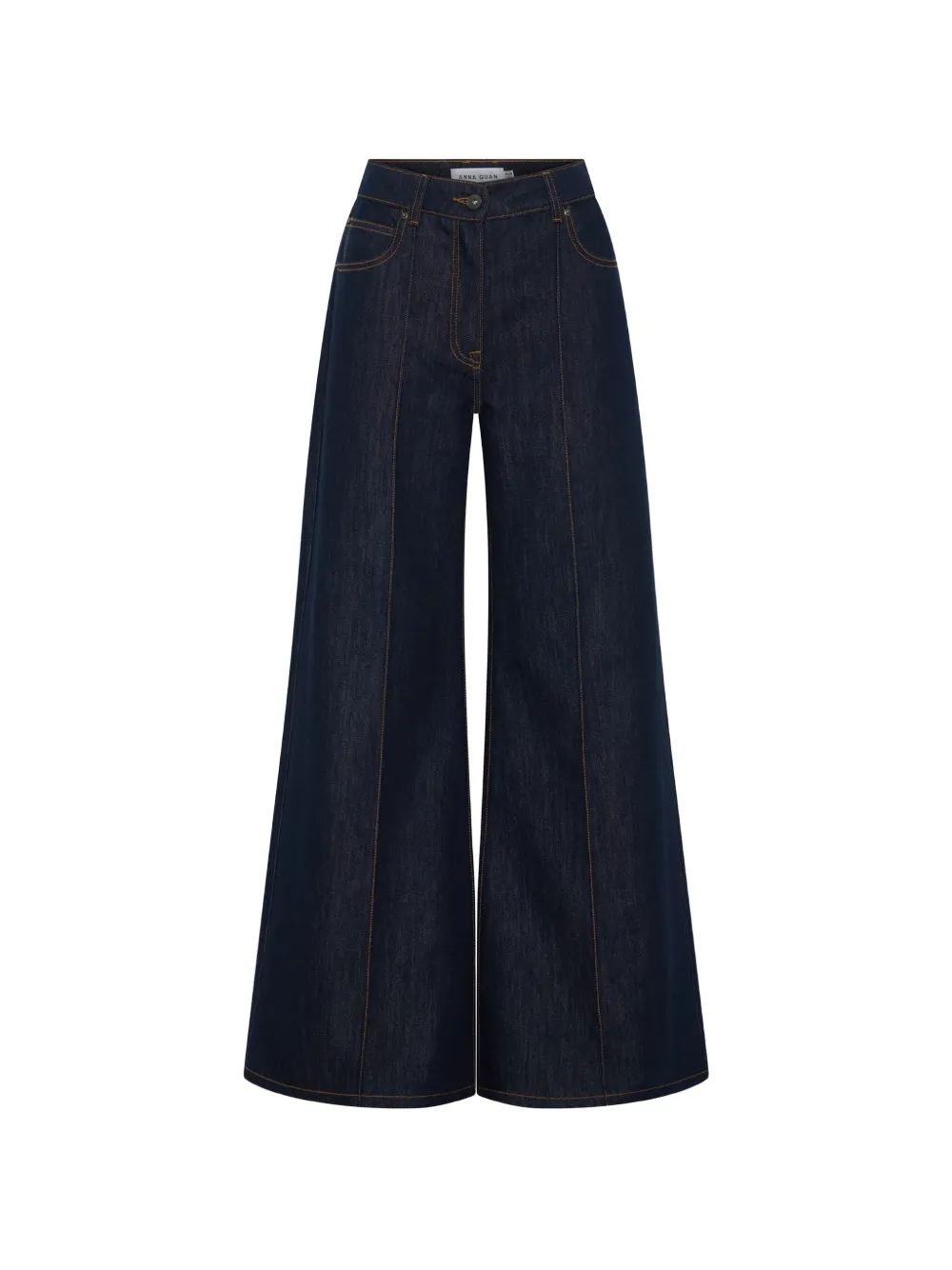 Anna Quan Jeans a gamba ampia Marius - Blu