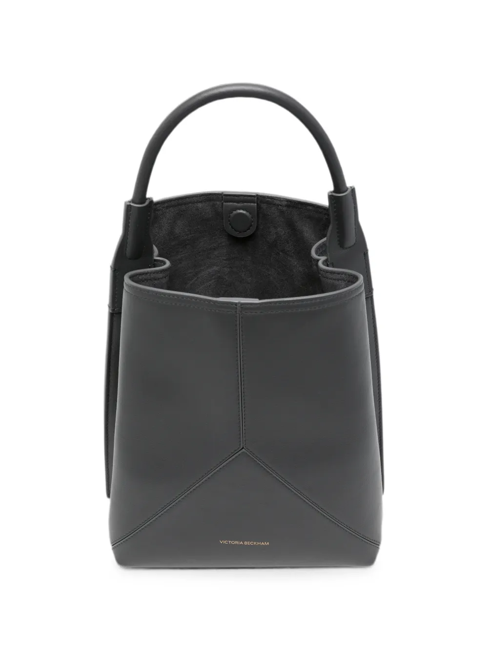 Victoria Beckham Leren shopper Grijs