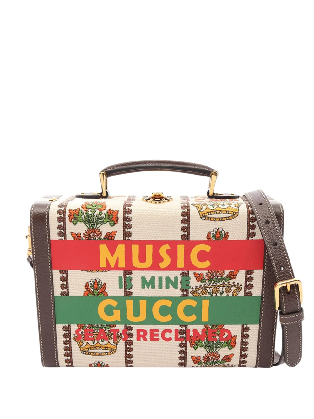 Gucci Pre-Owned Trousse make up 100 Centennial Music Is Mine in tela 2000-2015 - Toni neutri