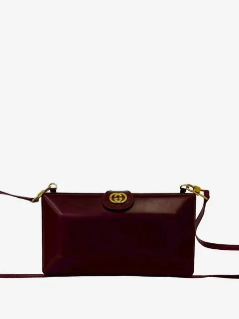 Gucci Pre-Owned 20th Century Leather Interlocking G crossbody bag