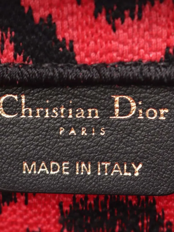 Christian Dior Pre-Owned 2010-2026 Mizza Medium Embroidered Canvas