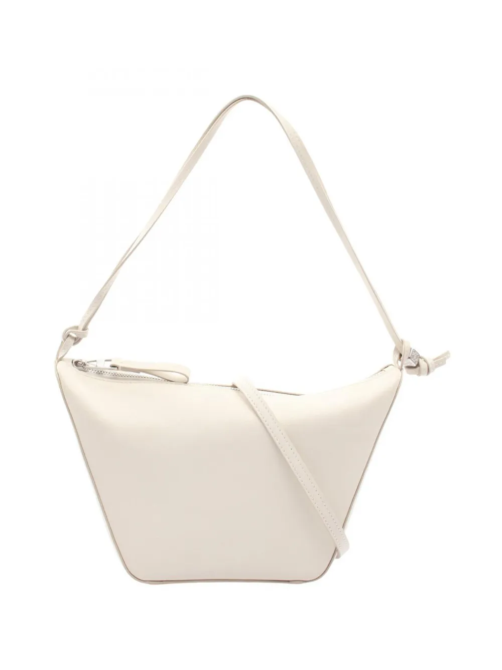 Loewe Pre-Owned Borsa a spalla Hammock mini in pelle 2010-2026 - Bianco