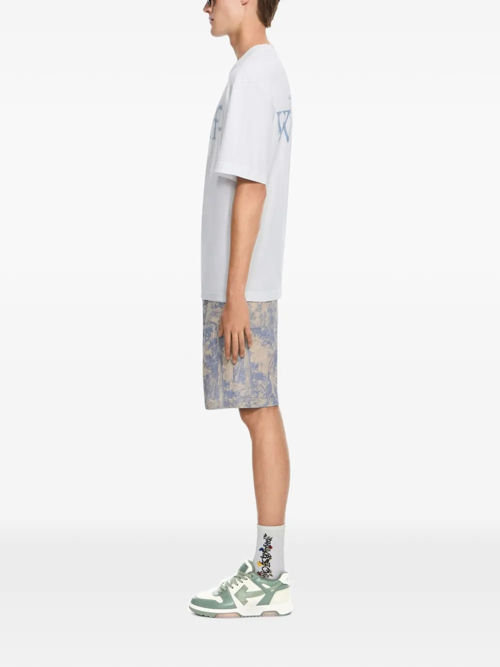 Off-White City Nature Skate T-shirt met korte mouwen Wit