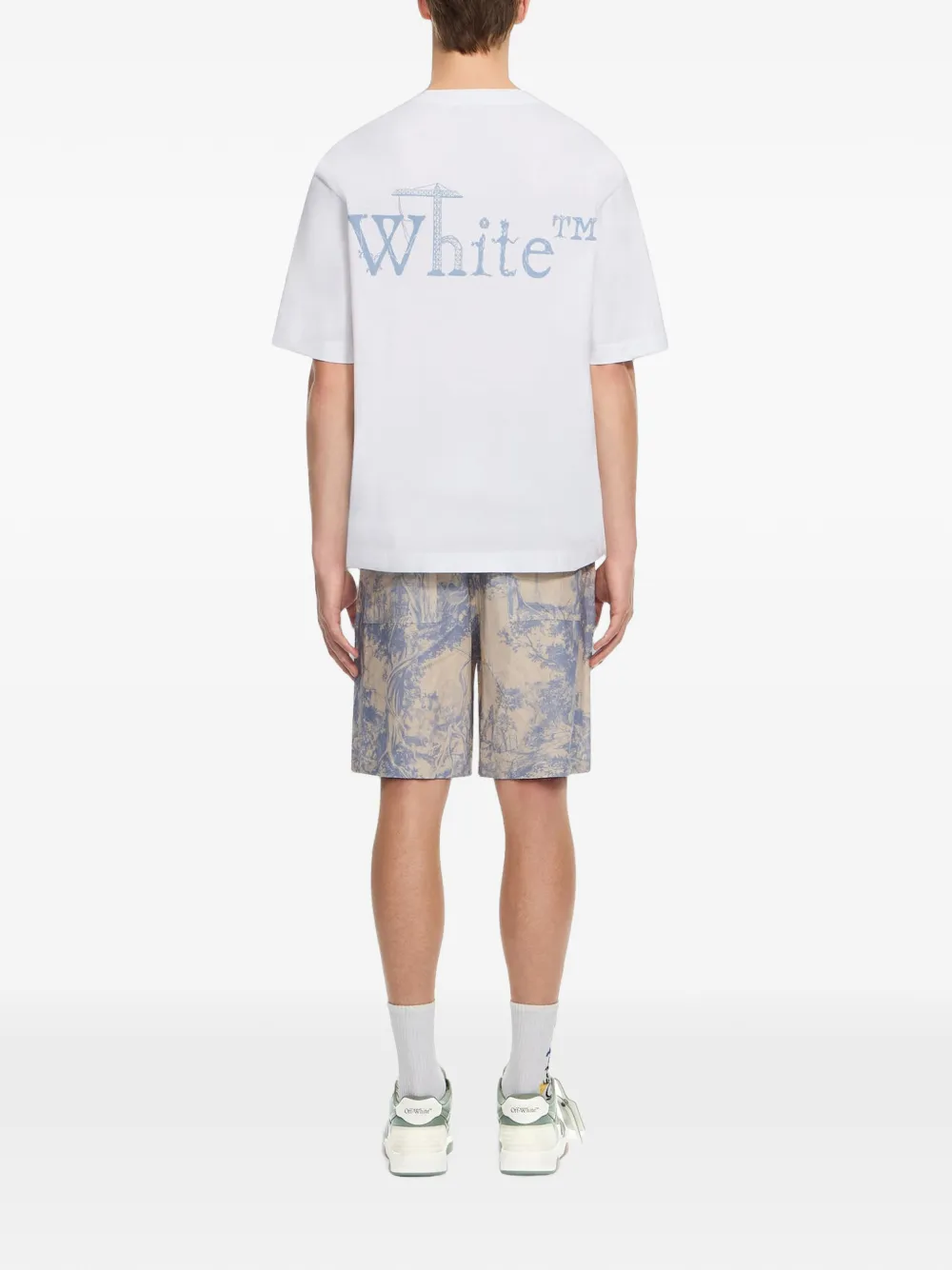 Off-White City Nature Skate T-shirt met korte mouwen Wit