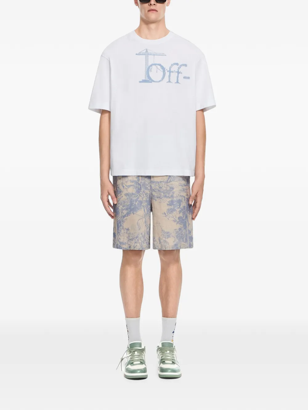 Off-White City Nature Skate T-shirt met korte mouwen Wit
