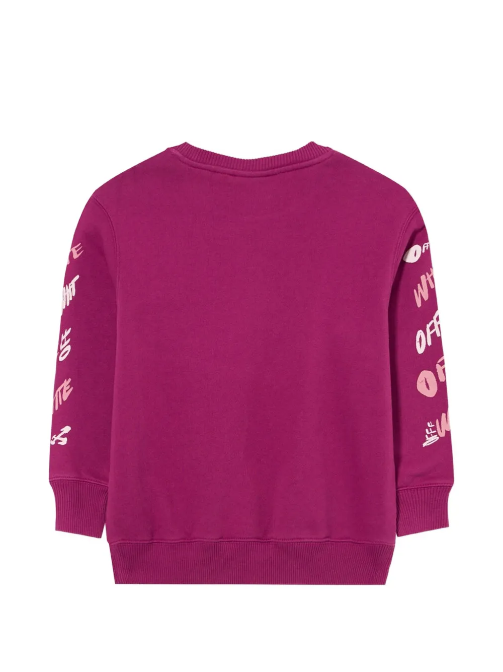 Off-White Kids Arrow logo-print sweatshirt Roze